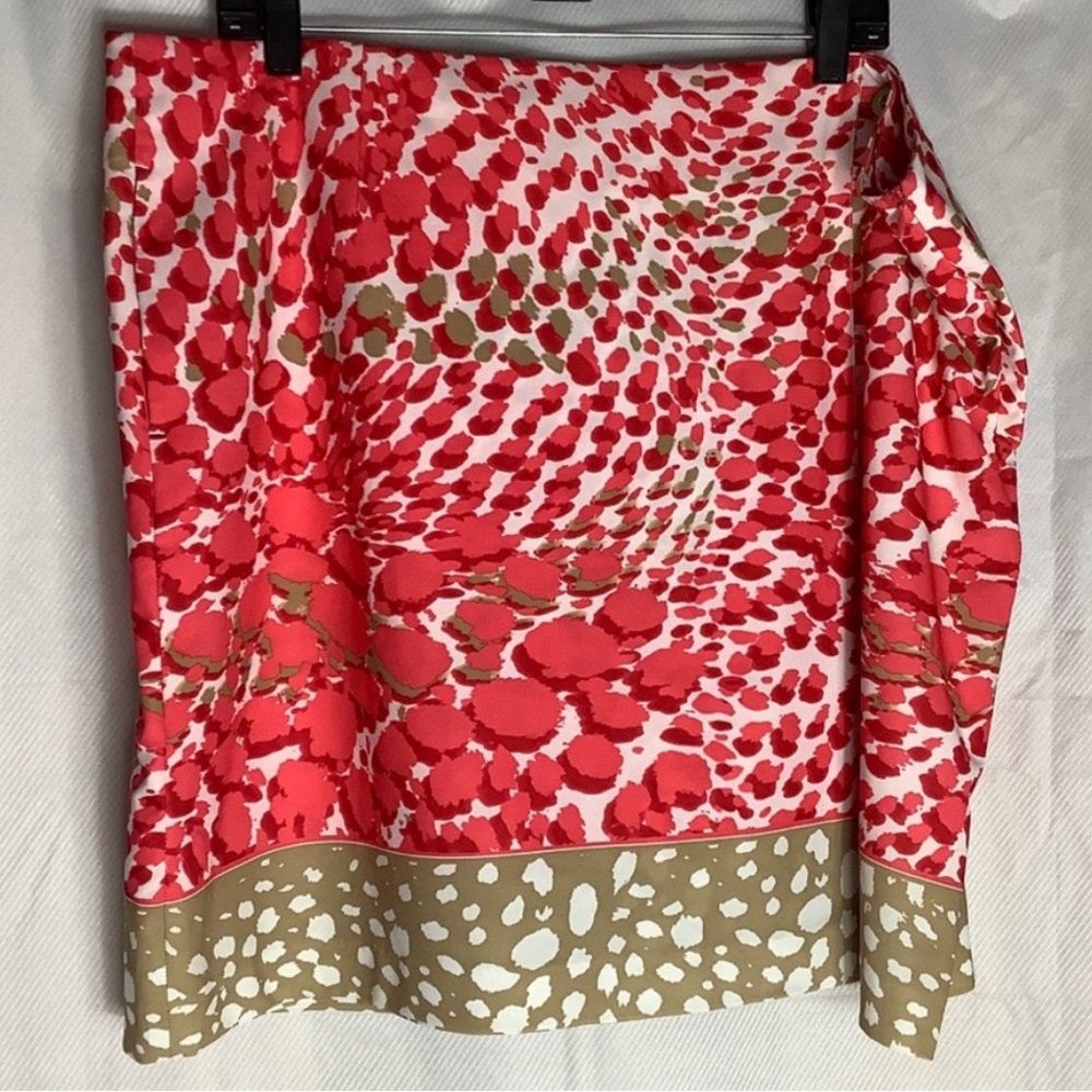 ⛳️ EP PRO Coral/tan/whit print skirt/skort for Golf/Pickleball/Tennis SZ 20 ⛳️